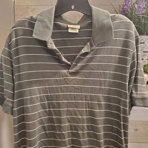 L.L. Bean golf polo olive green men's medium